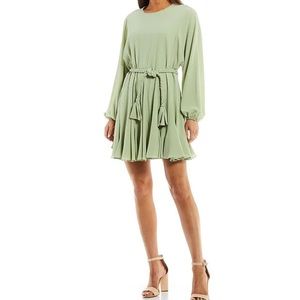 Gianni bini flowy mint green dress